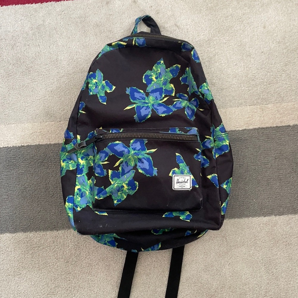Herschel supply floral print large back pack